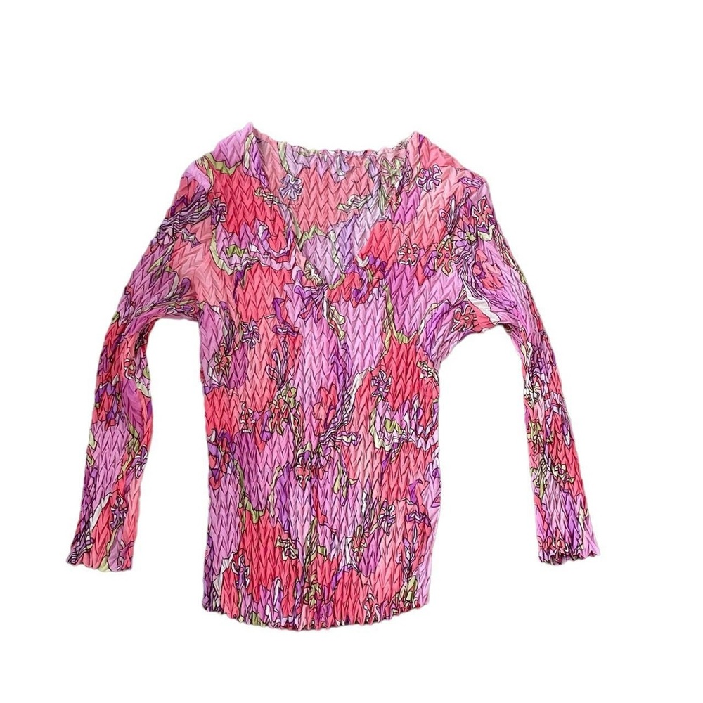 Pink multicolor blouse